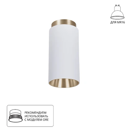 Точечный накладной светильник Arte Lamp CONE A5361PL-1WH